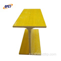 FRP Fiberglass pultrudado de haz en I pultrude FRP Perfil